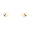 14K Yellow Gold Stud Earrings (ST544)