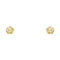 14K Yellow Gold Stud Earrings (ST550)