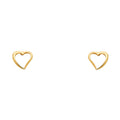 14K Yellow Gold Stud Earrings (ST552)
