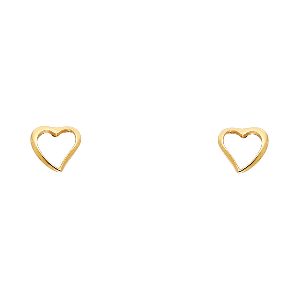 14K Yellow Gold Stud Earrings (ST552)
