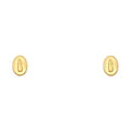 14K Sm Guadalupe Screw Stud