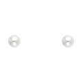 14K Yellow Gold 6 mm Pearl Stud with Screw