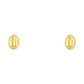 14K Yellow Gold Guadalupe Stud with Screw
