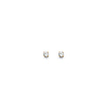14K Yellow Gold Round 2 mm Stud Earring with Screw Back