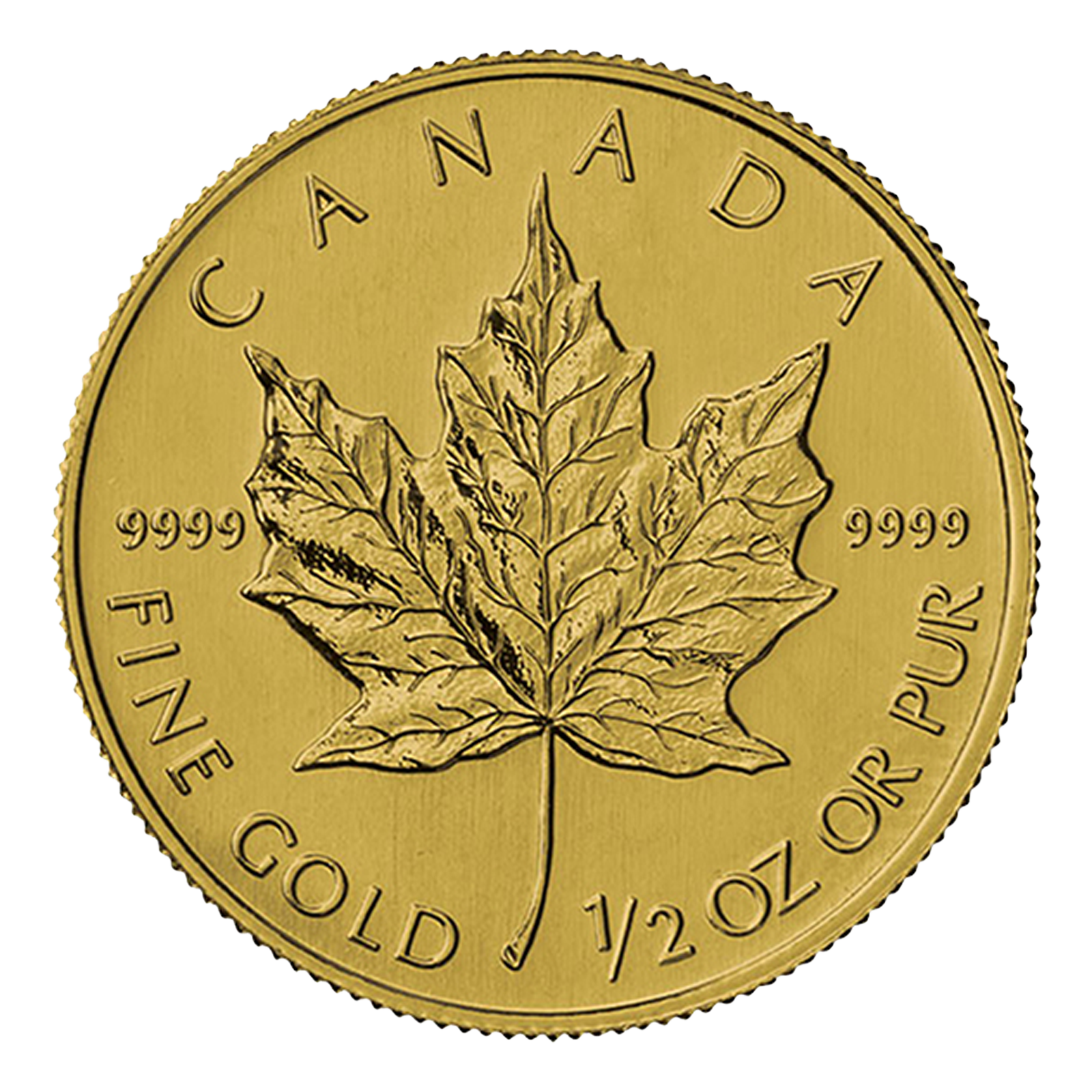 1/2 oz Gold Canadian Maple Leaf Coin