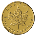 1/4 oz Gold Canadian Maple Leaf Coins