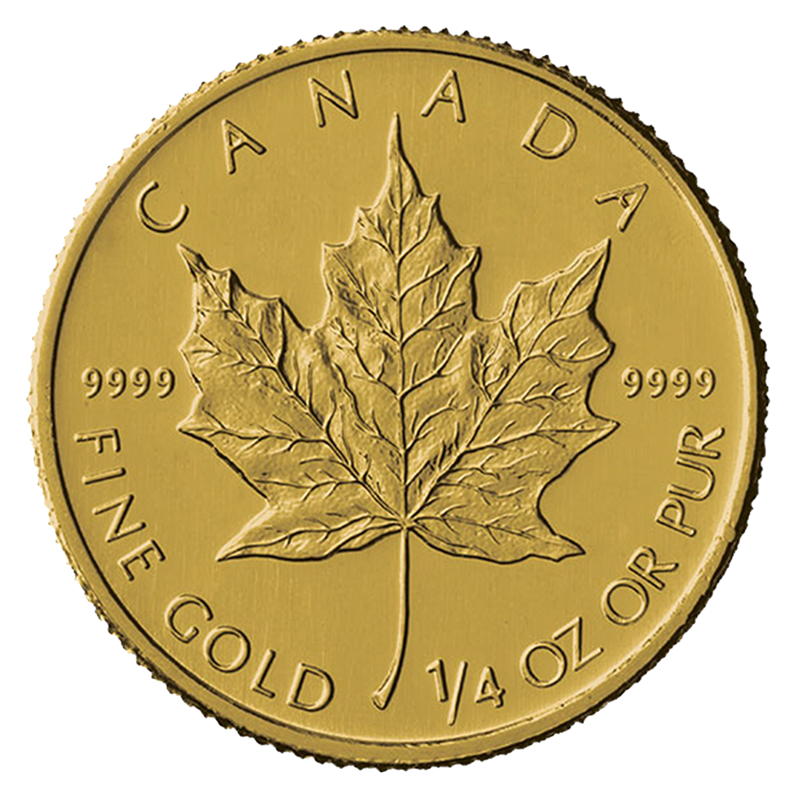 1/4 oz Gold Canadian Maple Leaf Coins