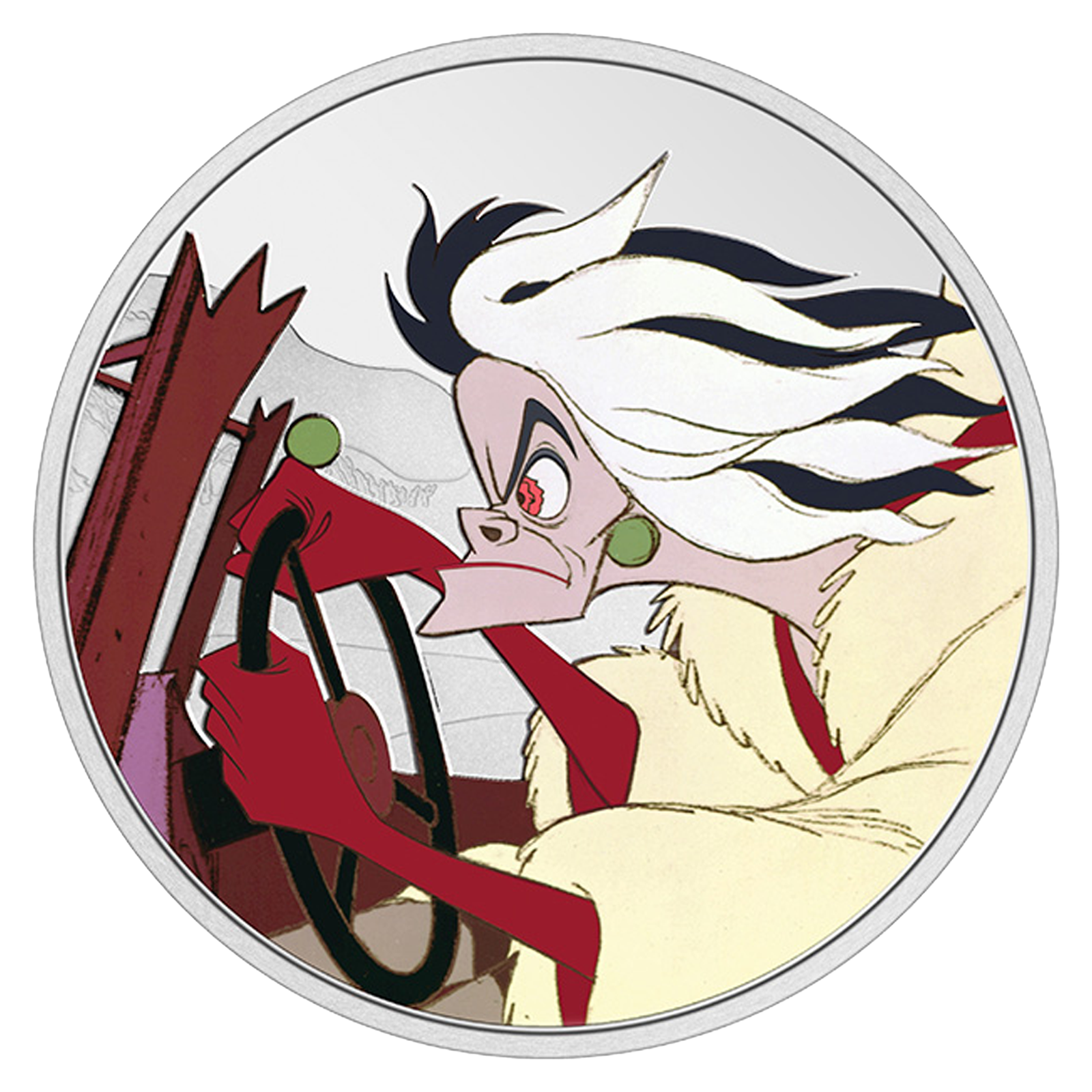 Buy 1 oz Silver 101 Dalmatians Cruella Coin (2022)