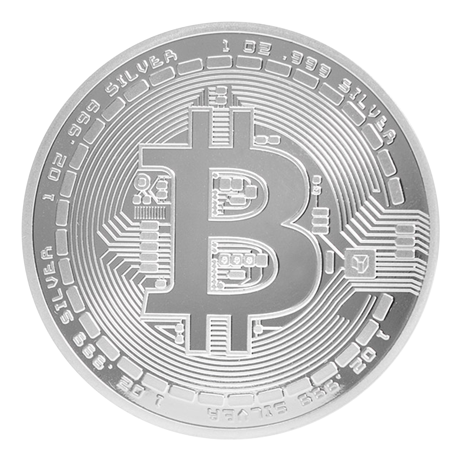 Buy 1 oz Silver Bitcoin Round .999