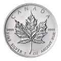 1 oz Canadian Silver Maple Leaf Coins