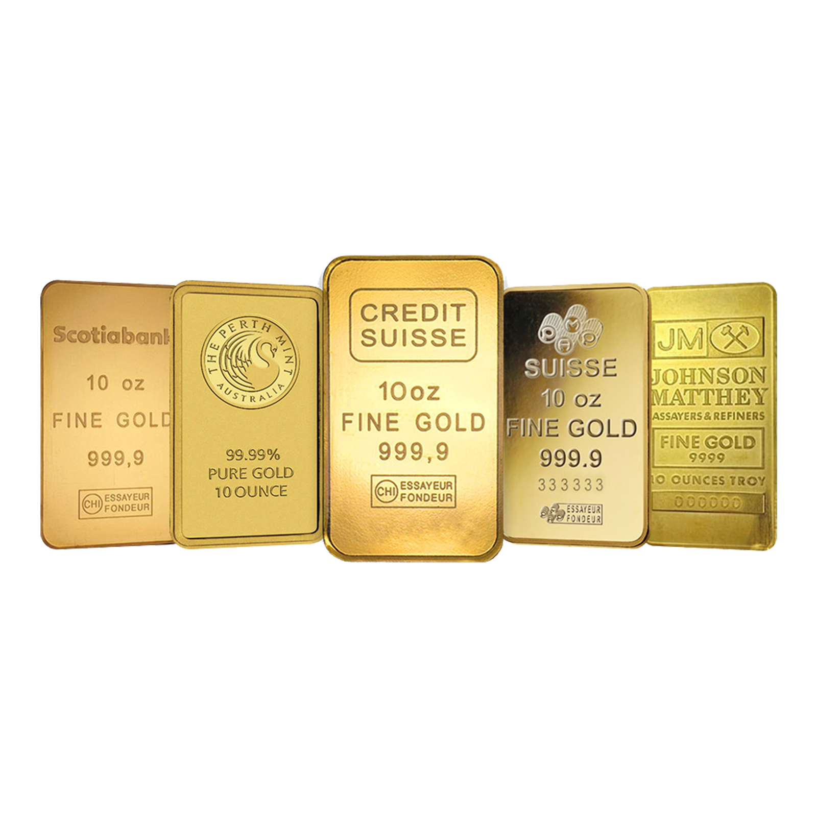 10 oz Gold Bars