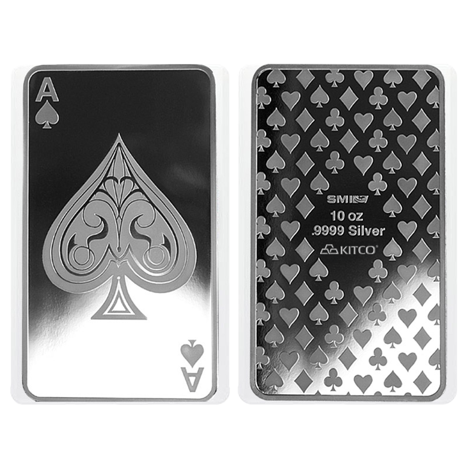 Buy 10 oz Silver Ace of Spades Bar .9999