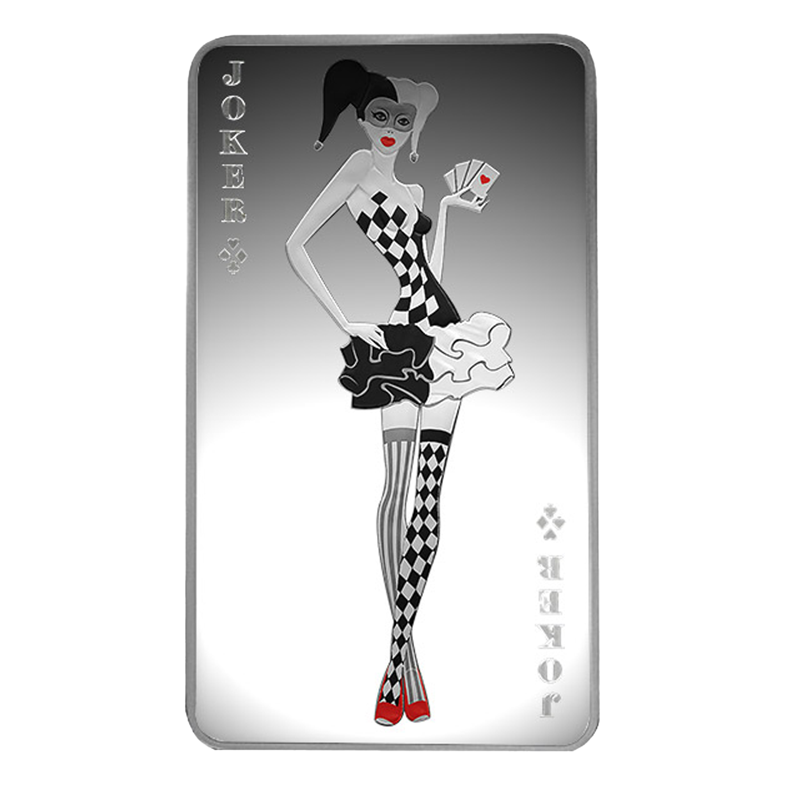 Buy 10 oz Silver Joker Girl Bar