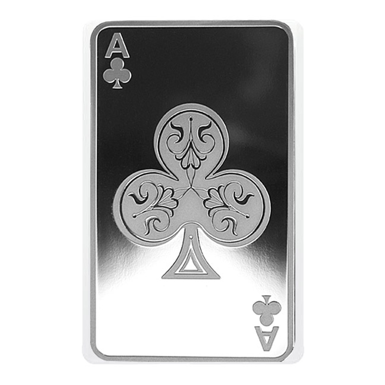 Buy 10 oz Silver Bar - Ace of Clubs