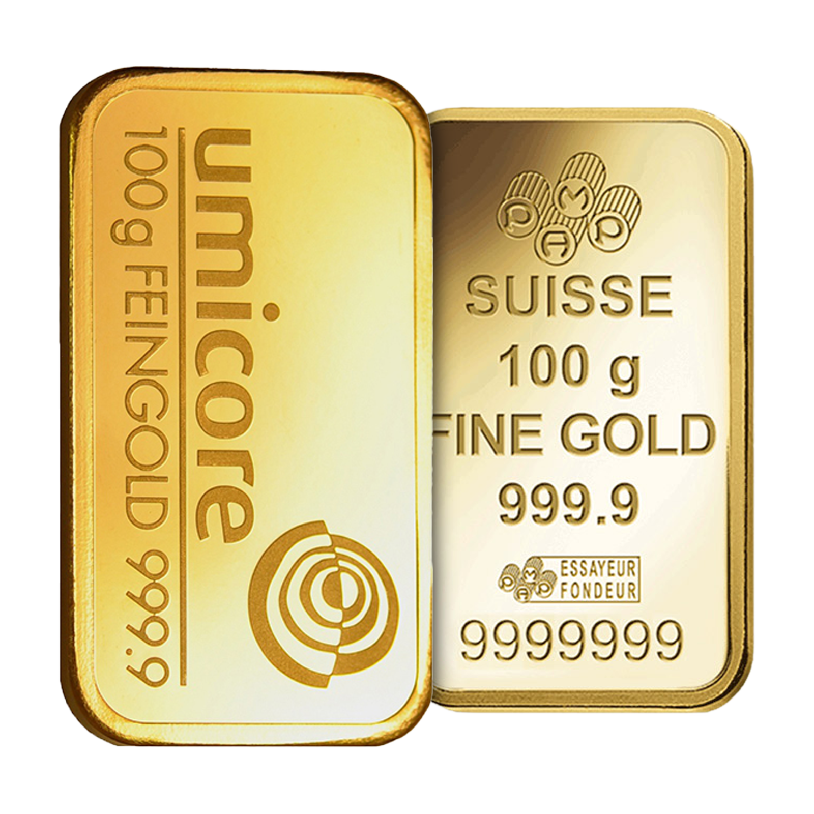 100 gram Gold Bars