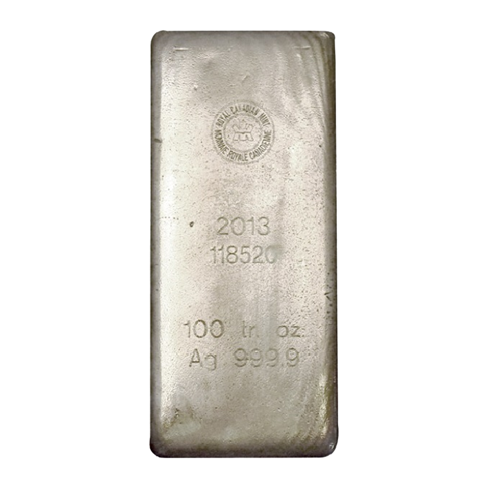100 oz Silver Bars - Royal Canadian Mint (Previous Design) .9999 pure
