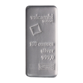 100 oz Silver Cast Bar - Valcambi Suisse