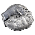 Buy 2 oz Silver Bull v Bear Coin Set (2021)