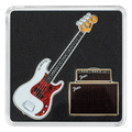2 oz Silver Fender® Dynamic Duo Precision Bass® Guitar & Bassman® Amp Coin
