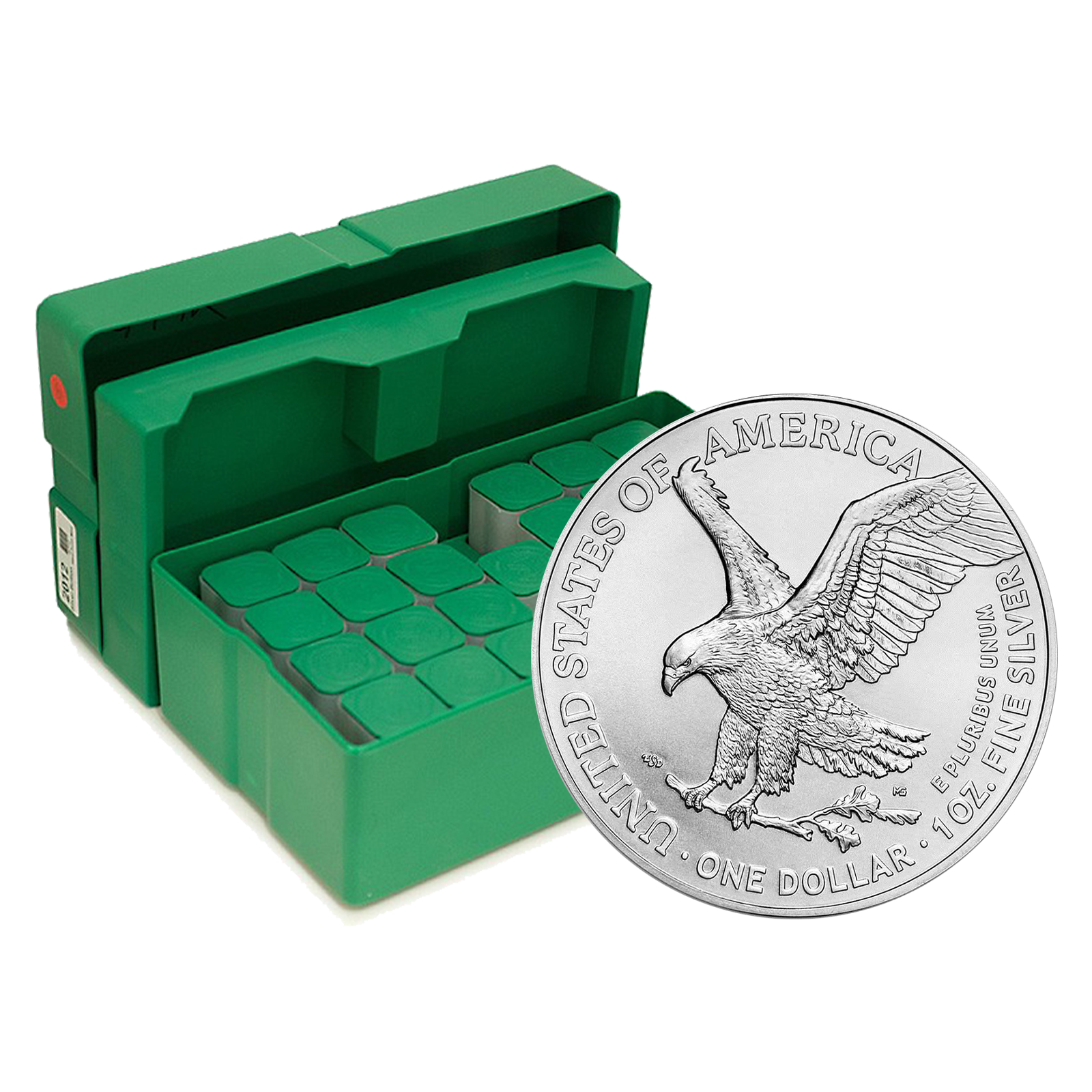 2026 MintFirst™ 1 oz Silver Eagle Monster Box (500 Coins)