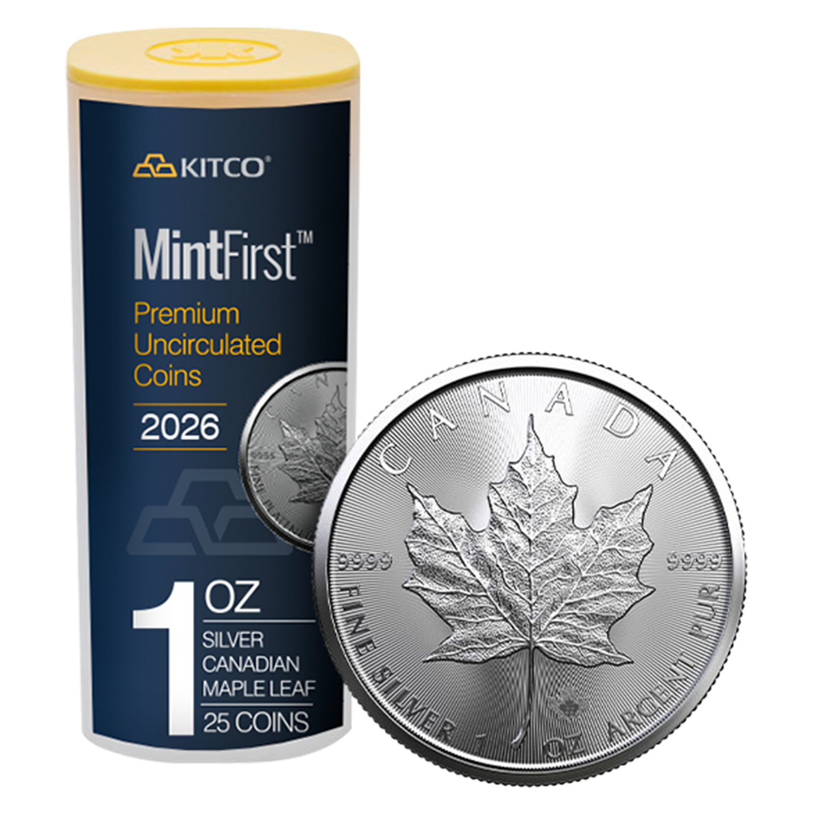 2026 MintFirst™ Silver Maple Leaf Coins (25 pcs) .9999