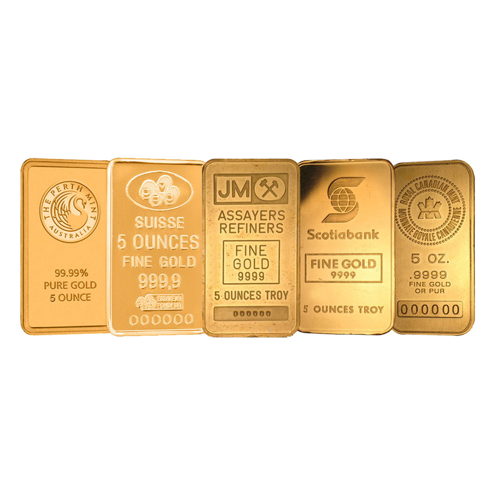 5 oz Gold Bars