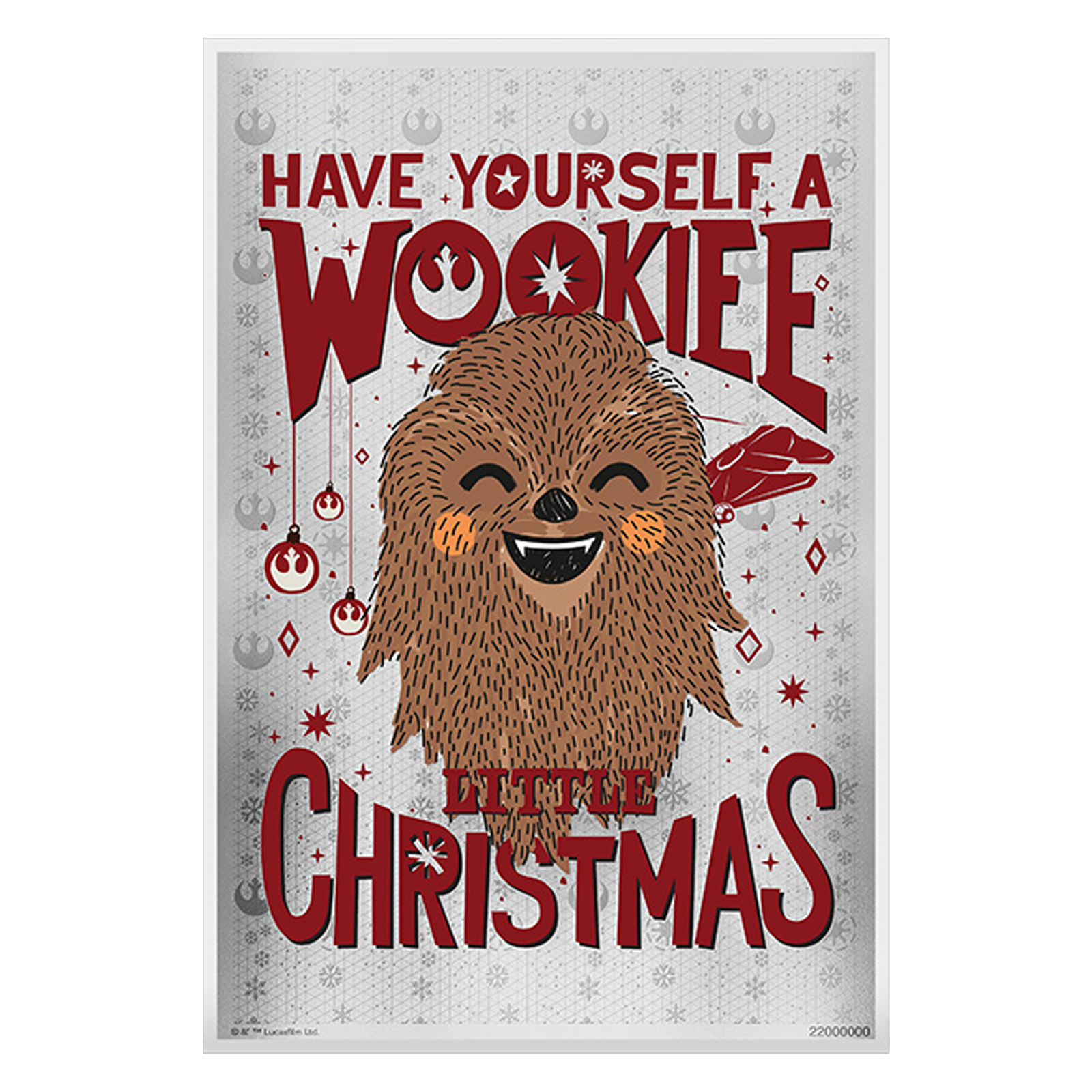 Buy 5g Silver Star Wars™ Wookiee  Christmas Coin Note