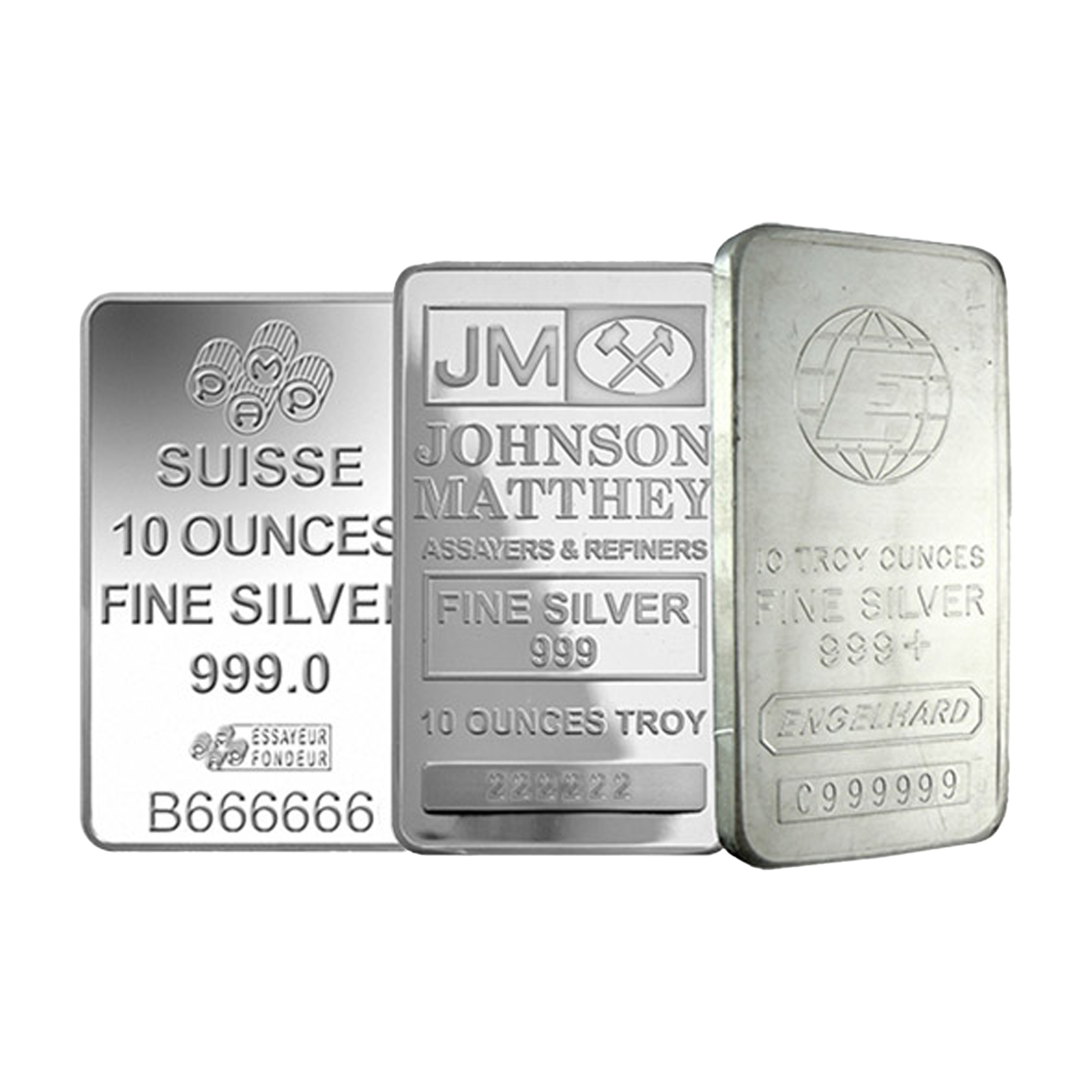 10 oz Silver Bars